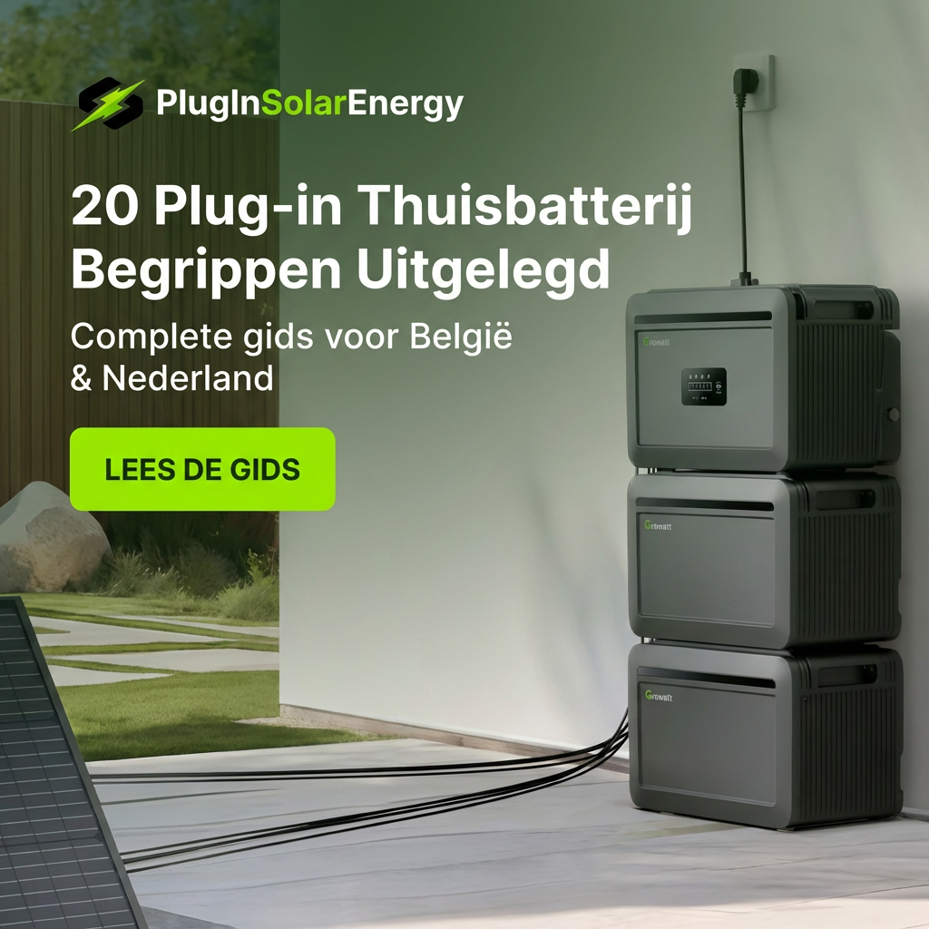 20 plug-in thuisbatterij begrippen uitgelegd | complete gids voor België & Nederland