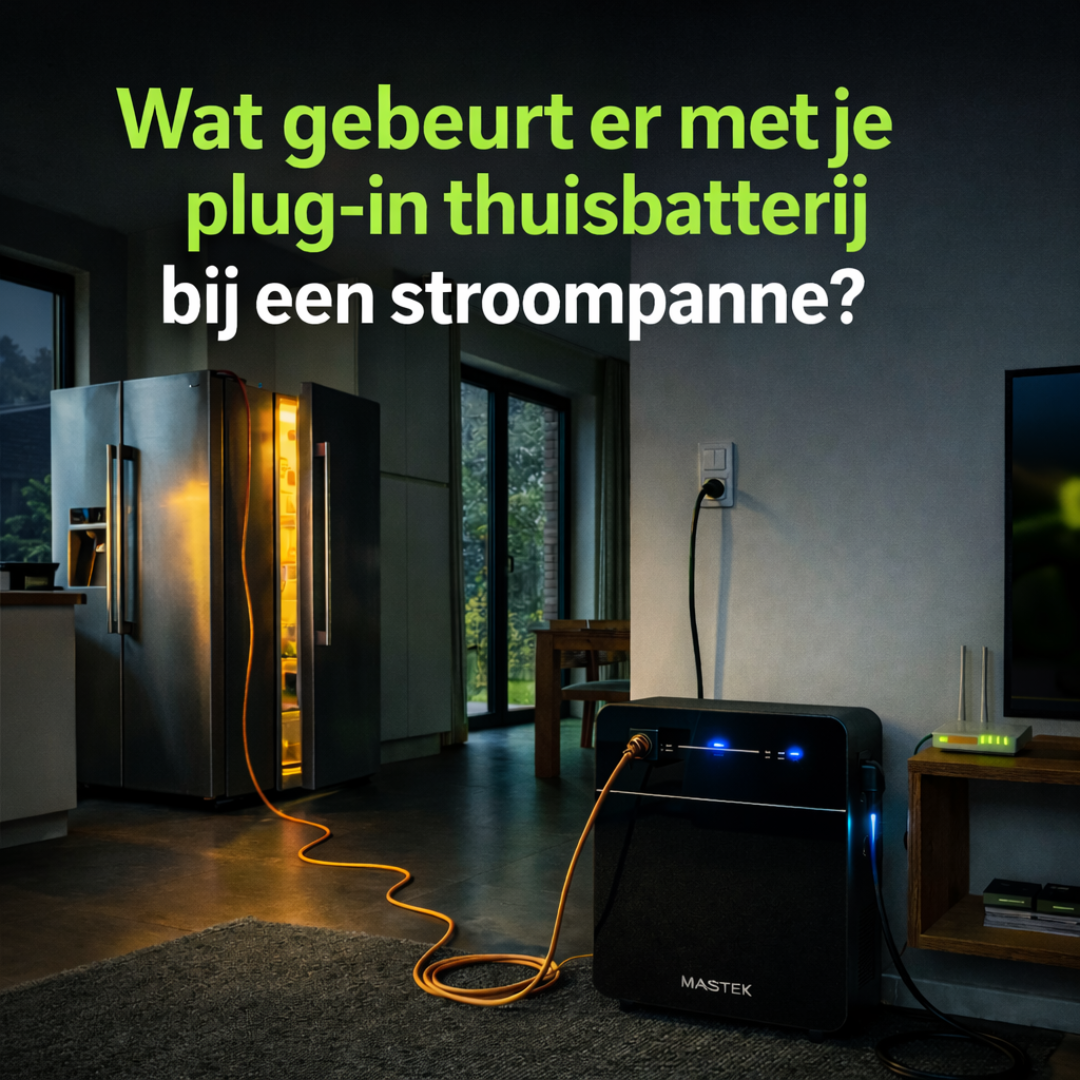 Noodstroom uitgelegd: wat kan een plug-in batterij écht overnemen?