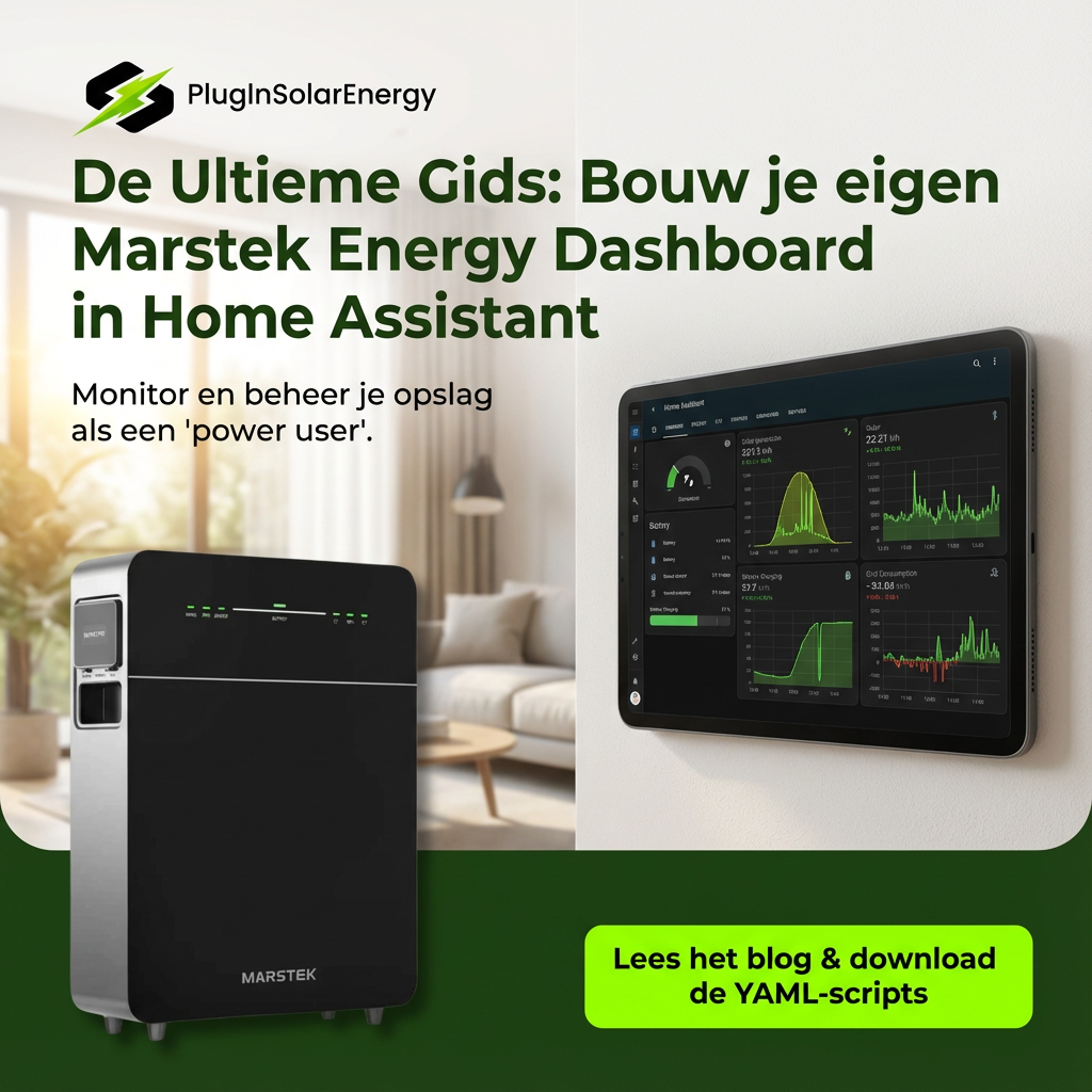De Ultieme Gids: Bouw je eigen Marstek Energy Dashboard in Home Assistant