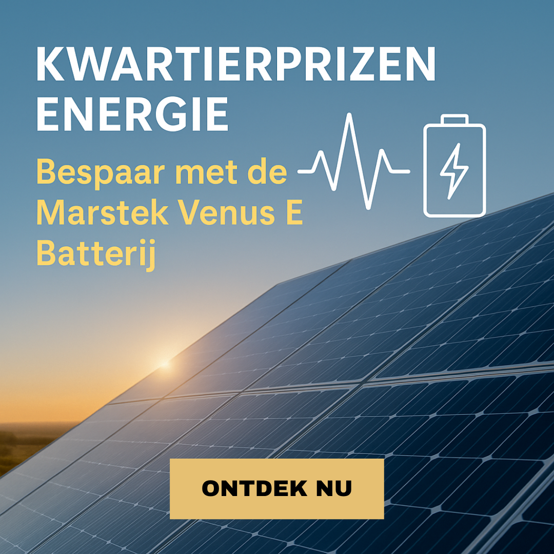 Kwartierprijzen Energie: Bespaar Slim met de Marstek Venus E Plug-in Batterij