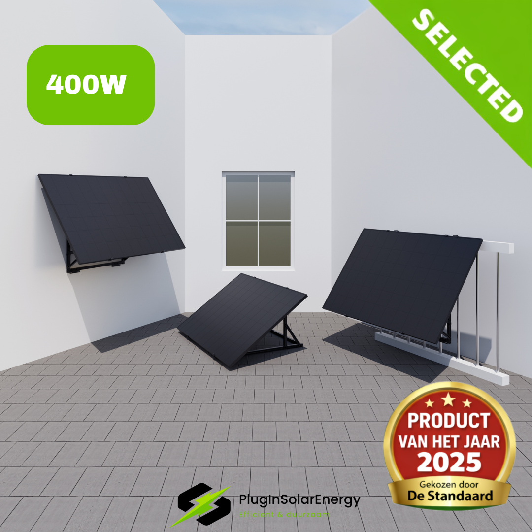 PLUG & PLAY ZONNEPANEEL UNNIVERSEEL 400W (ACTIEPRIJS!)