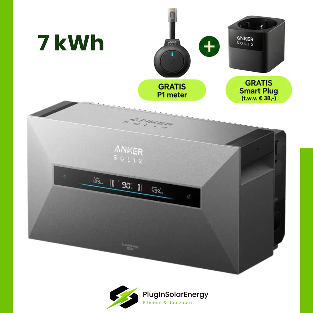 ANKER SOLIX SOLARBANK MAX AC | 7 kWh | PLUG & PLAY THUISBATTERIJ
