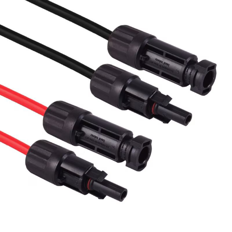 CÂBLE DE PROLONGATION SOLAIRE NOIR AVEC CONNECTEUR MC4