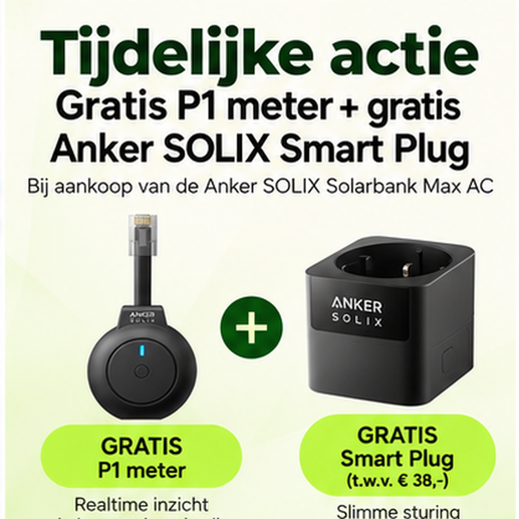 ANKER SOLIX SOLARBANK MAX AC | 7 kWh | PLUG & PLAY THUISBATTERIJ