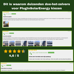 PLUG & PLAY ZONNEPANEEL UNNIVERSEEL 400W (ACTIEPRIJS!)