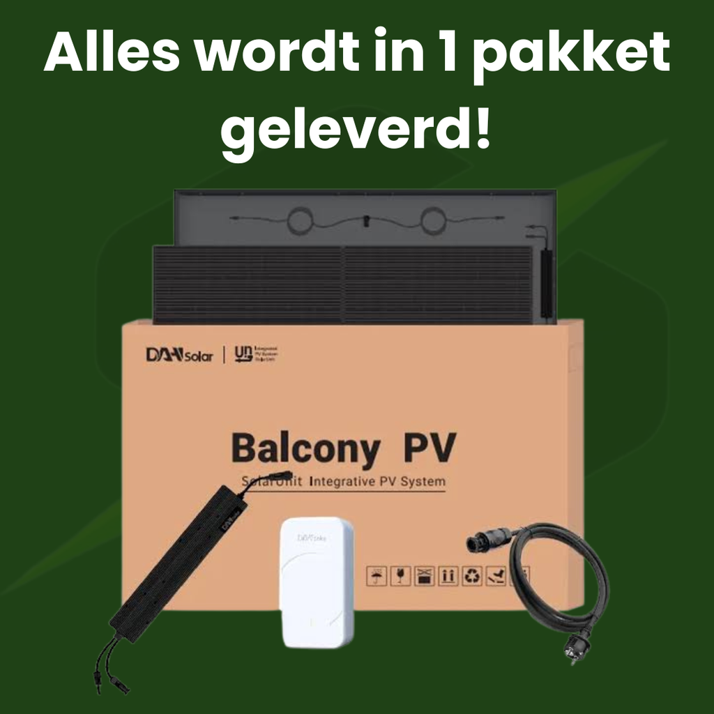 PLUG & PLAY ZONNEPANELEN SET  2 PANELEN - 880 WP SELECTED