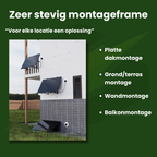 PLUG & PLAY ZONNEPANELEN SET 2 PANELEN