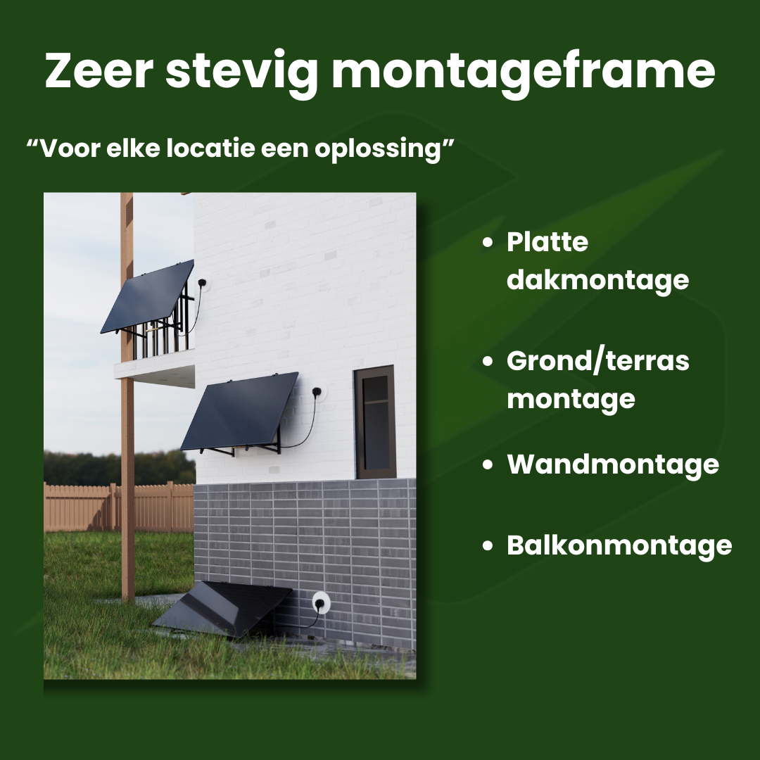 PLUG & PLAY ZONNEPANELEN SET 2 PANELEN