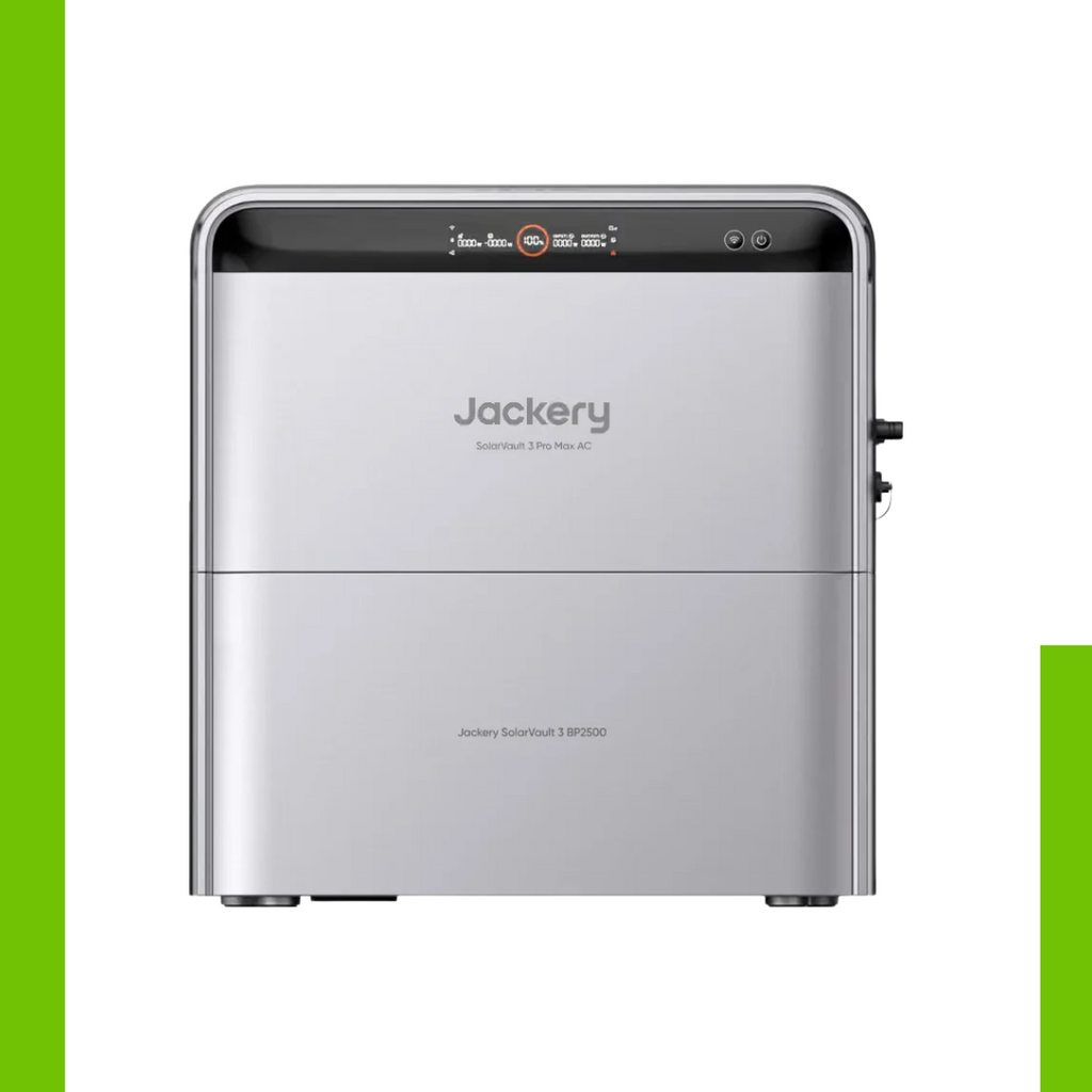 THE JACKERY SOLARVAULT MAX AC 2,5 KWH PLUG & PLAY BATTERIJ
